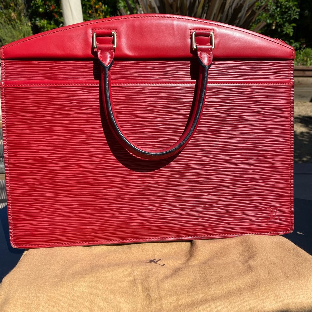 ❌SOLD ❌ Authentic Red LV epi leather Riviera bag